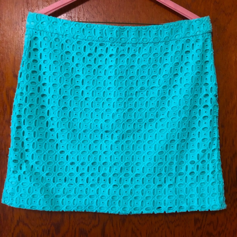 J. crew teal Skirt